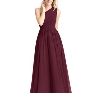 Azazie Molly Dress, Cabernet, size A4